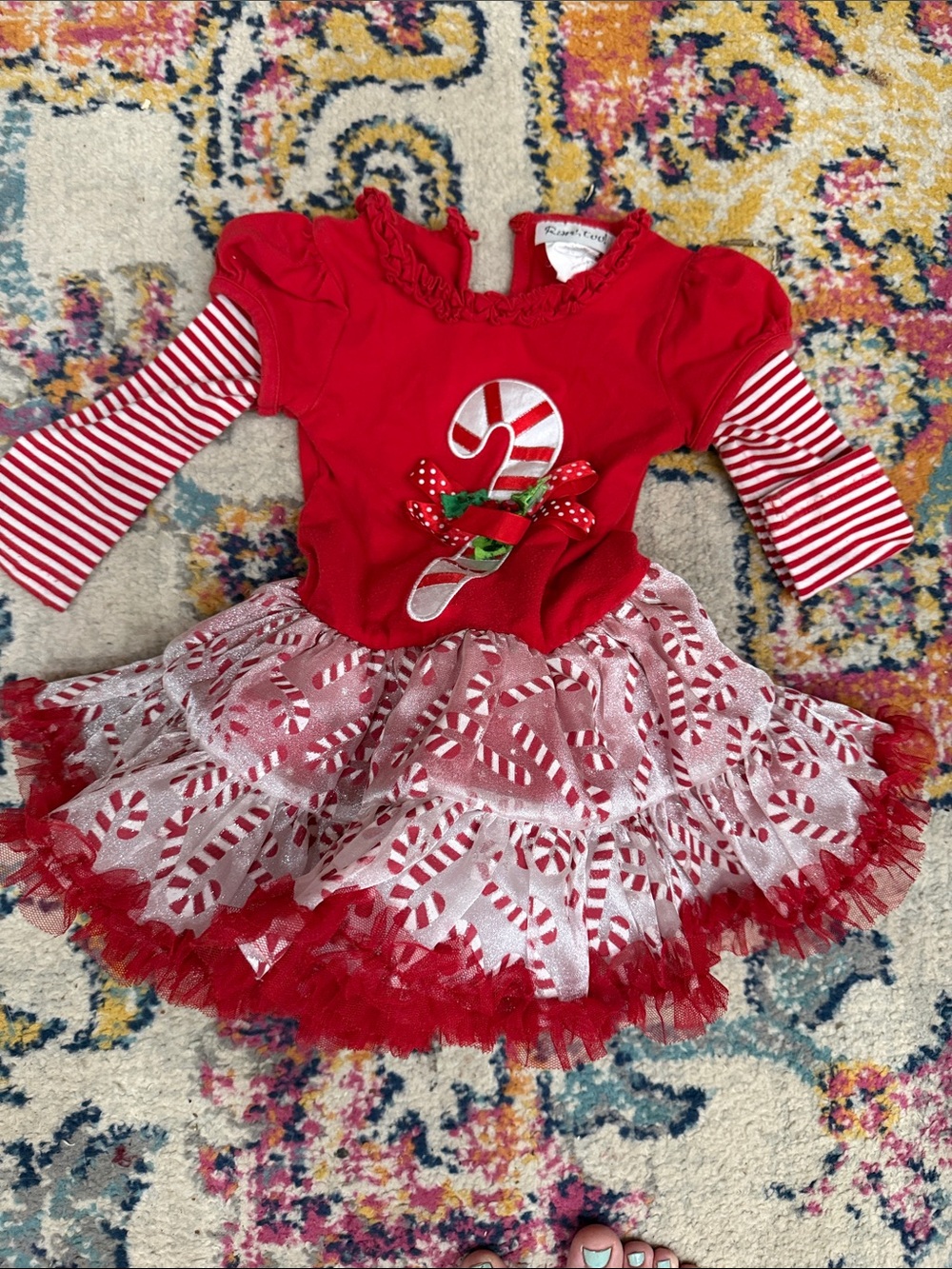 Christmas cane Rare, Too dress